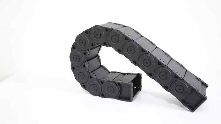 1 Meter Black Nylon Cable Drag Chain 10x20mm R18 - Wire Carrier For 3D Printers, CNC Machines & Robotics