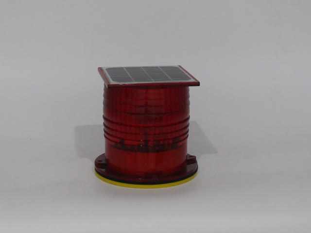 CK-11L-TZ Solar-Powered Red Obstruction Light - Low Intensity LED