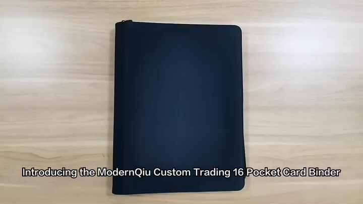 ModernQiu Custom Trading 16 Pocket Card Binder 512 Pockets Card Collector  Album Holder with 16 Pocket Page PU Cover