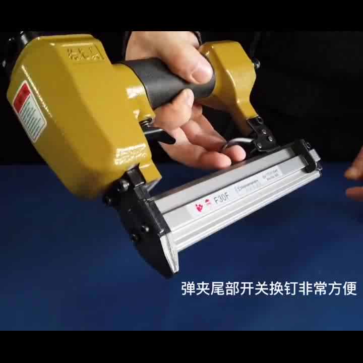 RGN CN90 - Chiodatrice ad aria compressa professionale, 50 – 90 mm, pistola per unghie a 16° con contatto – Chiodatrice ad aria compressa professionale per unghie piatte 2,5 – 3,3 mm