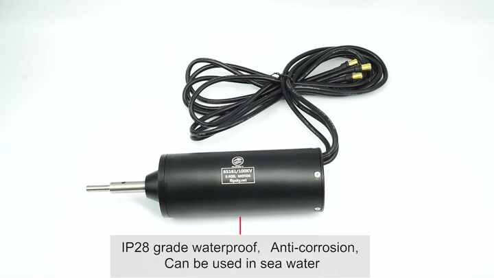 Flipsky 100KV 6000W Su Geçirmez Fırçalarsız DC Motor 65161