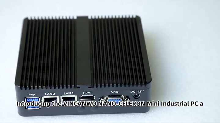 Vincanwo Nano-100 Mini Industrial Computer 4GB RAM, 64GB SSD