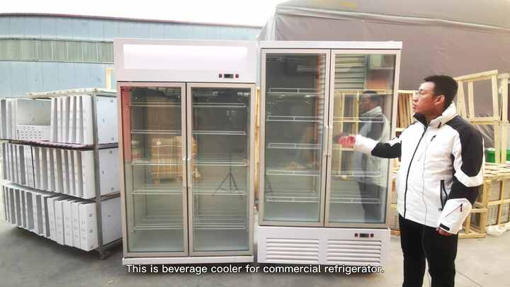 バドワイザー冷蔵庫 スチール製 飲料用展示クーラー 単/双/三扉