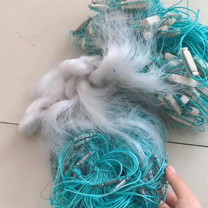 Strong Fishing Net 3 Layer Grid Gill Net Fishing Network Accessories Plastic Bag Depth 1.5m Length 50m Packaging Single PA 10pcs Strong Fishing Net 3 Layer Grid Gill Net Fishing Network Accessories Plastic Bag Depth 1.5m Length 50m Packaging Single PA 10pcs