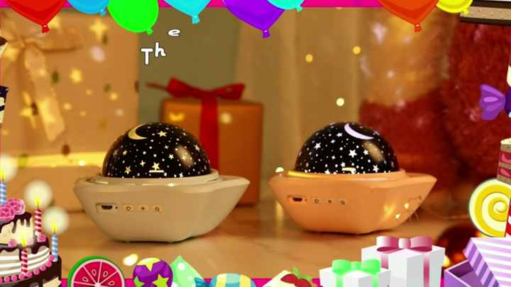 Best Gift Kids Star Night Light Projector Baby Night Light