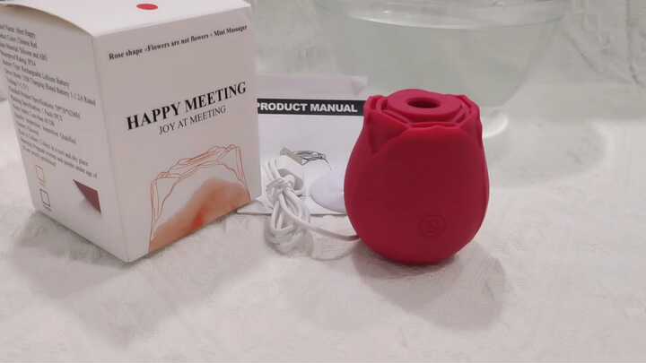 sexy in lingerie Rose Sex Toy Sucking Vibrator - Womens Sex Toys Adult Toy with 10 Sucking  Mode main image 1
