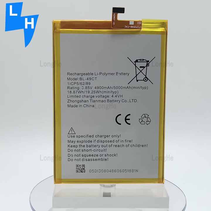 BL-49CT Mobile Phone Batteries for Tecno WX3 Pro WX3P B12 5000mAh