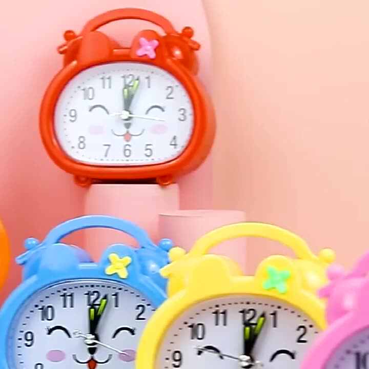 Cartoon Nette Eule Stumm sktop Wecker Schöne Stunt Wake Up Tisch Wecker Mit Hintergrundbeleuchtung Für Kind Beedroom  15