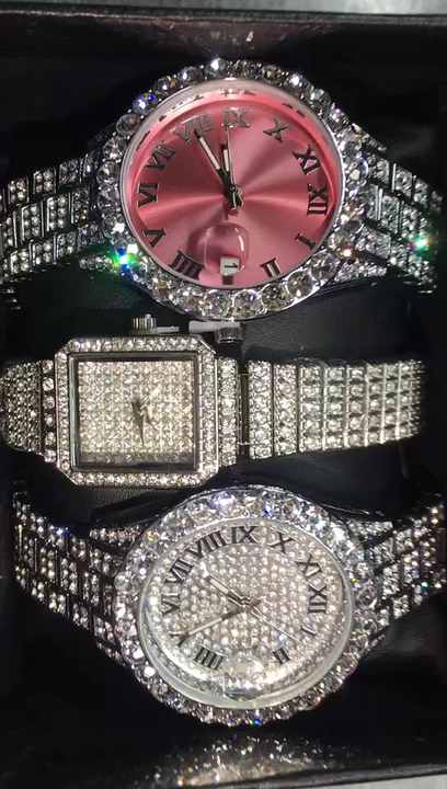 2022新しいヒップホップシャイニーブリンブリンアイスアウトウォッチ