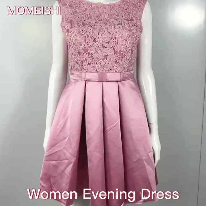bridesmaid dress gif Ladivine 7469 Long Bridesmaids Dress Simple Slit Satin Formal Dress V Neck A Line Evening Gown 8 / greenery main image 0
