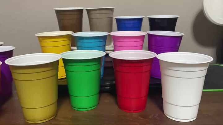 12 16 oz Factory Disposable and Reusable Plastic Cups PP Cups Eco Friendly  Coffee Drinking Cups Party Use