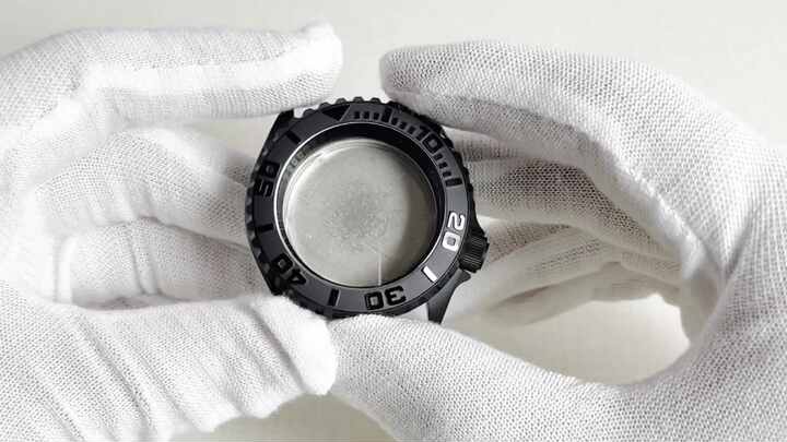 41mm Frosted Watch case with Strap 316L Stainless Steel for Seiko NH34 NH35  NH36 NH38 Movement 31mm Dial [SDFGUL] 41mm NH35ケースドームガラス、NH35 NH36/34ムーブメント対応、28.5mm文字盤(Palevio