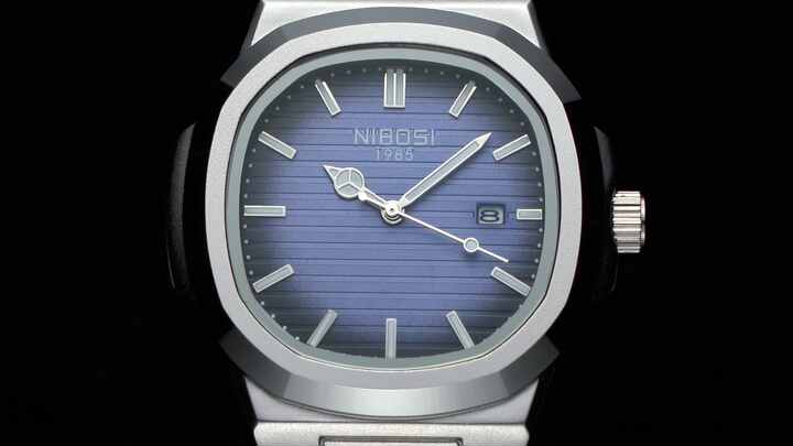 ho Nibosi 2632 Men's Quartz Watch - Luxury Stainless Steel
