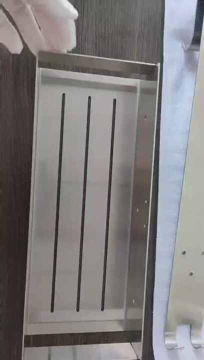 Portaoggetti in acciaio inox per spugne da cucina