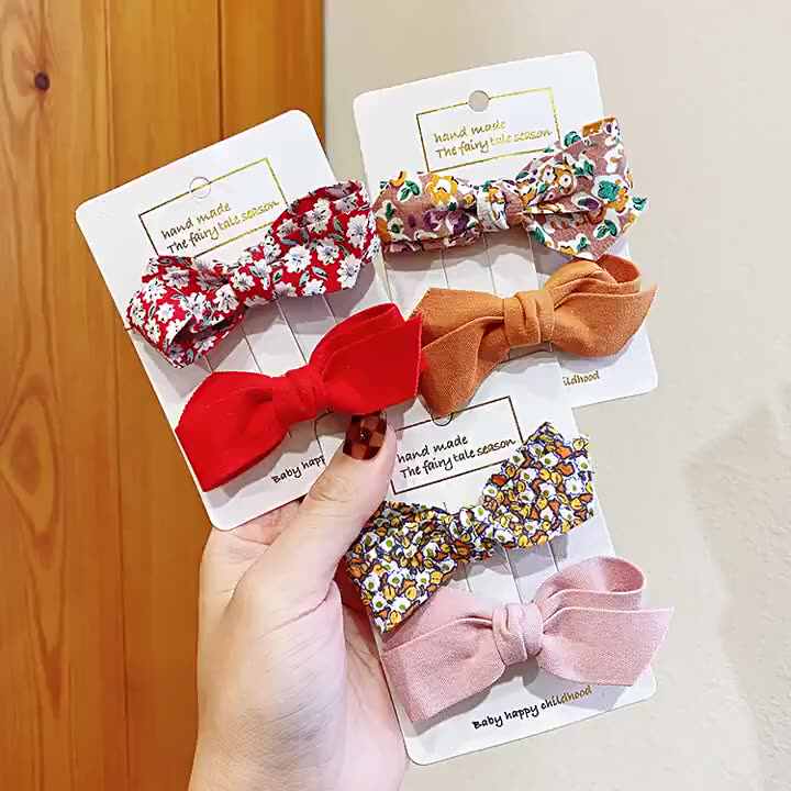 Hair Bows Baby Girl Hand Accessories 10PCS Mini Baby Hair Band
