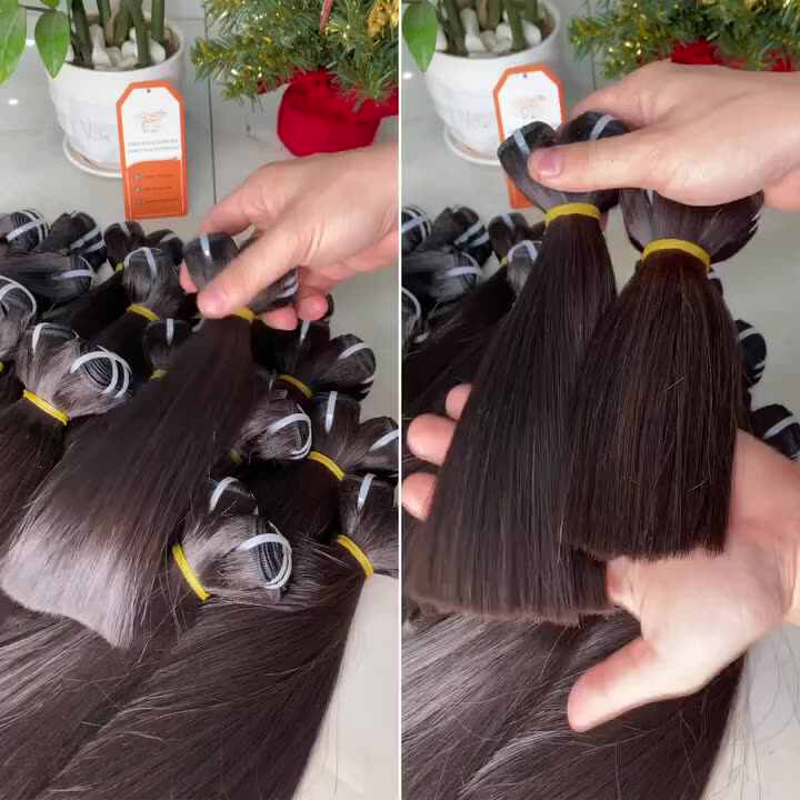 Luxury Weft Bone Straight Weft Hair Length Inches Natural Color