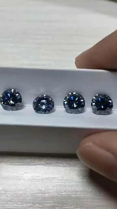 Tanzanite Blue Moissanite Premium Loose Diamond Gemstone