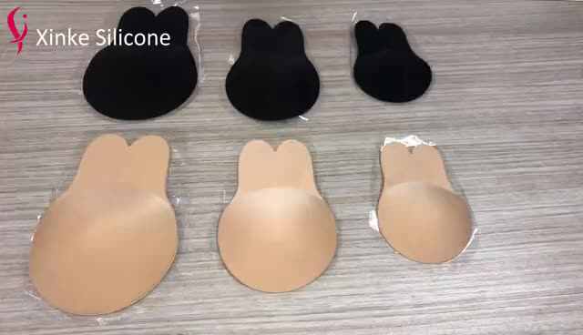 Reggiseni Push Up In Silicone Con Orecchie Di Coniglio Personalizzate In Fabbrica Copri Capezzolo - Foto 10