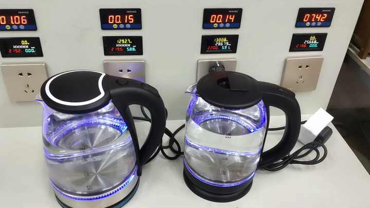 Best Selling Electric Glass Kettle High Cordless Manual 1500W
