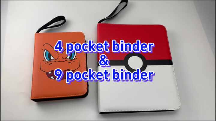 151 Lorcana Poke Mon Big Small Large Zipper Baseball Sports Yugioh Mtg Tcg  4 9 Pocket Collection Album Book Trading Card Binder