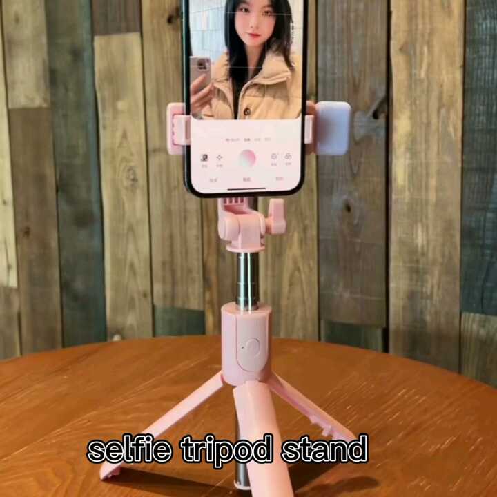 Tiktok-trípode retráctil para selfie, soporte ajustable para