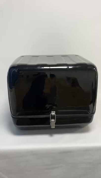 大型グラスファイバー製バイク用リアデリバリーボックス（LEDライト