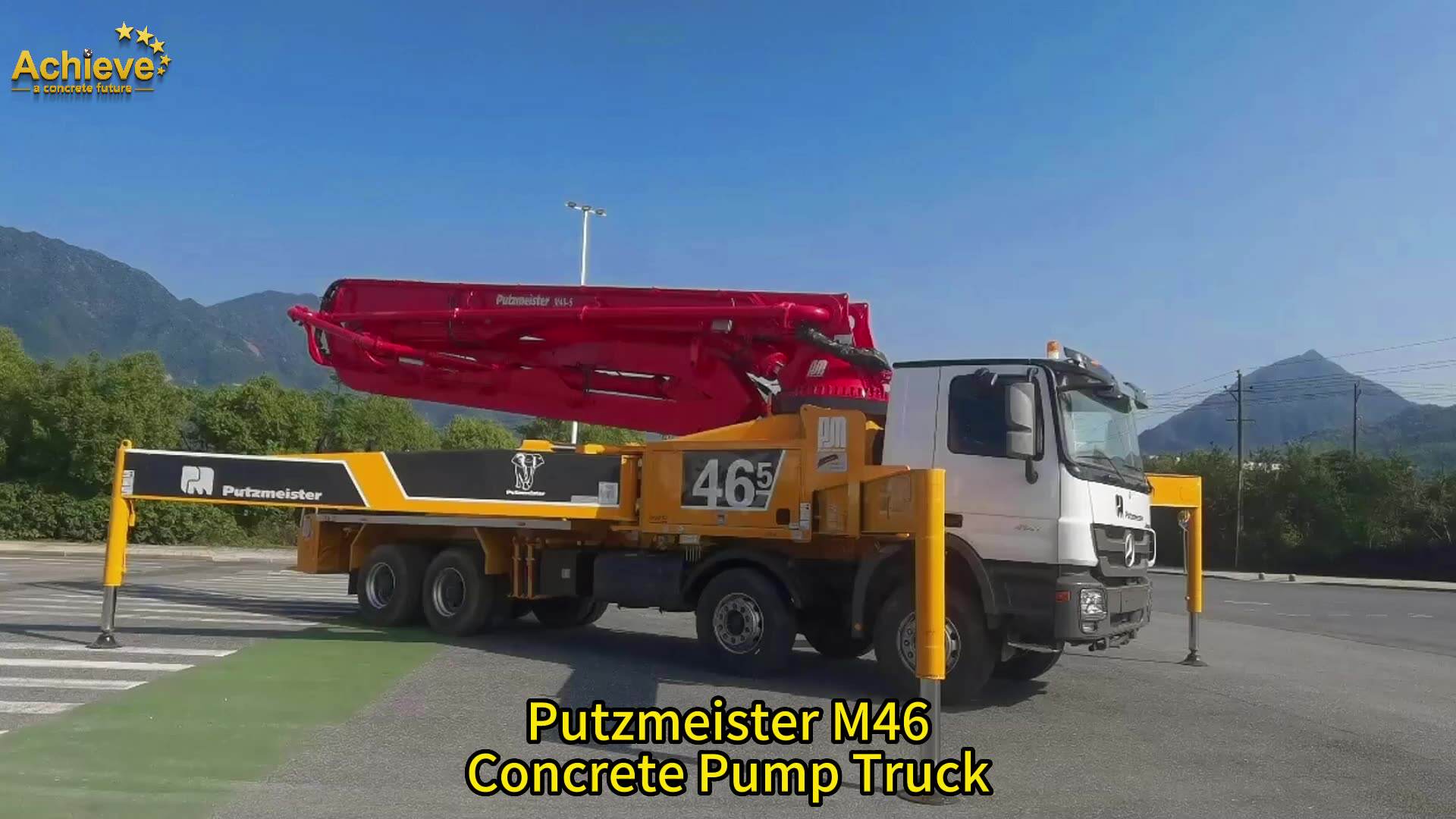 プッツマイスターM38-5Zディーゼル式コンクリートポンプ車 新車 38.5M