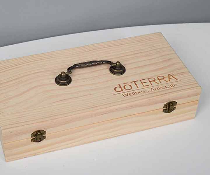Doterra Essential Oil Storage Wooden Box - 46 Grid Case