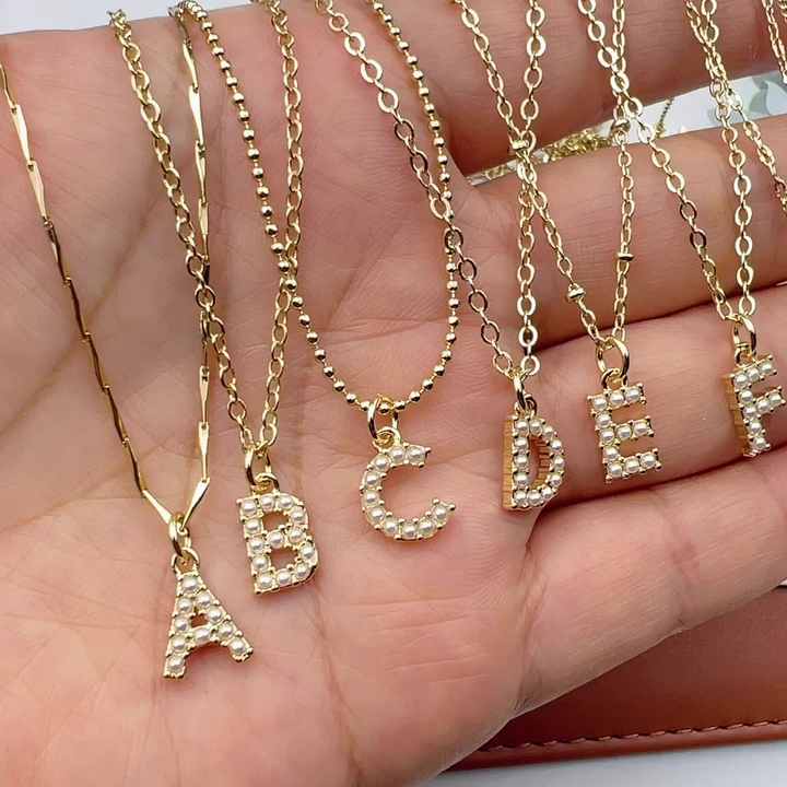 18k Gold Plated Brass Satellite Chain Necklace Bulk for DIY