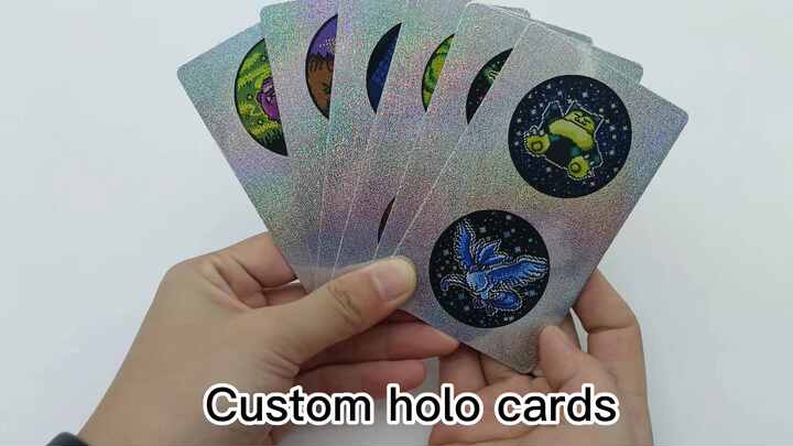 Manufacturer Custom Printing Holographic Foil Cards Trading Card Sleeves Manufacturer Custom Printing Holographic Foil Cards Trading Card Sleeves