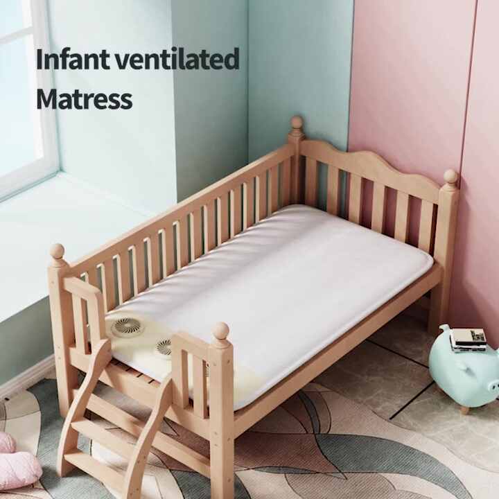 Anjuny Cot Bed Fire Retardant Baby Mattress Pad Cover Waterproof Infant
