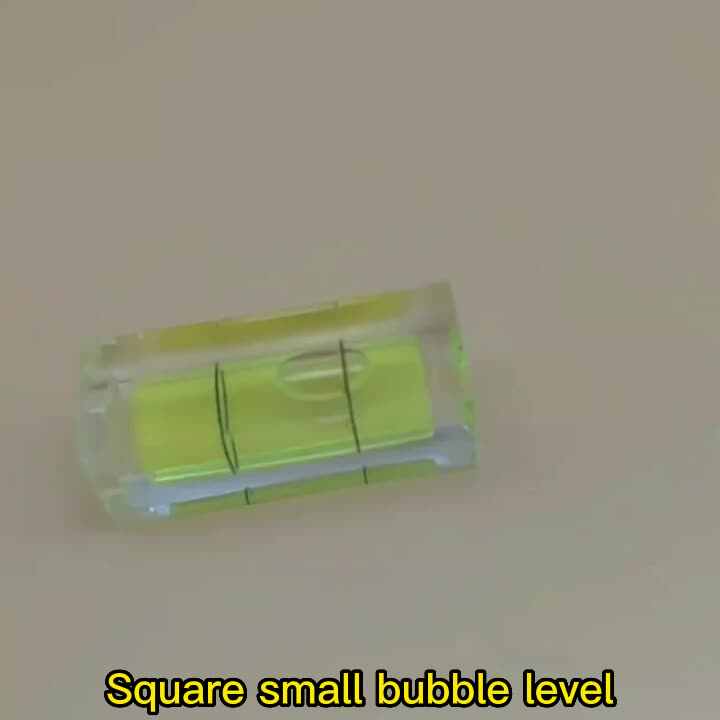 Mini Niveau à Bulle, 5 Pièces Niveau à Bulle Horizontal Carré