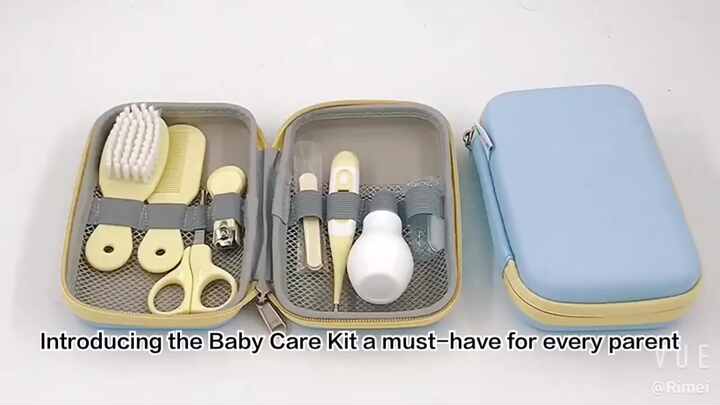 Kit Cura Unghie Bambino 5 In 1 - Set Manicure Neonato Con Forbici, Tagliaunghie, Lima, Pinzette E Pettine - 3