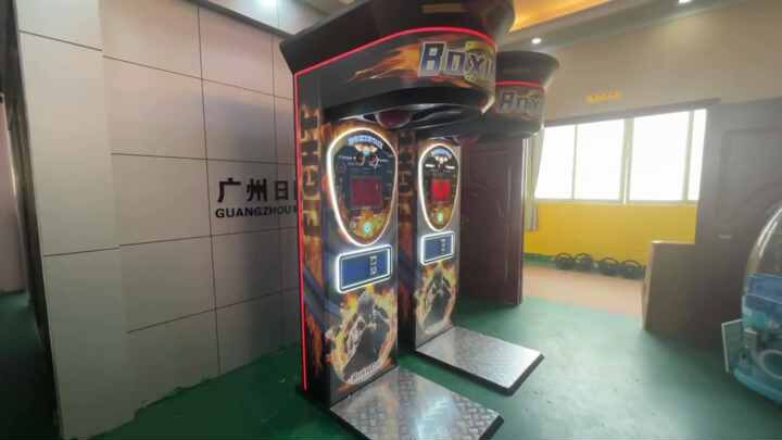 商業ロッキーボクサー電気パンチングマシンゲームボクシング機器