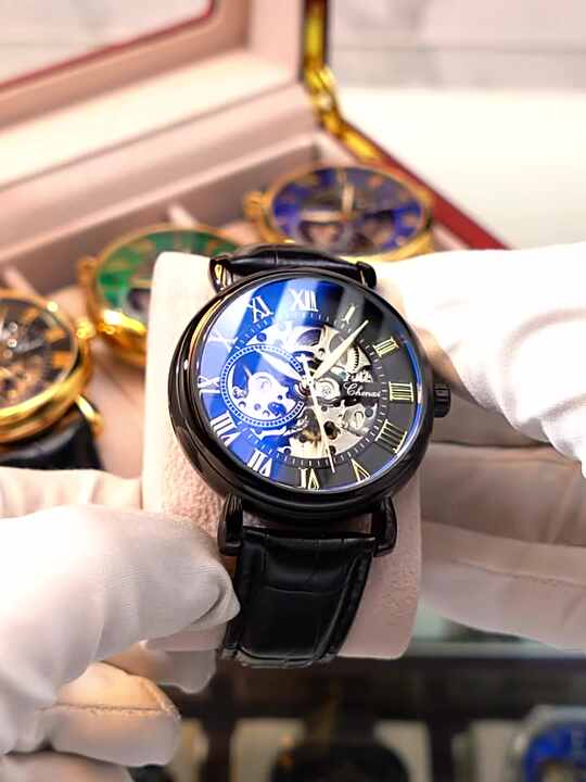 CHENXI Watch 8878 Business Skeleton Wristwatches for Men