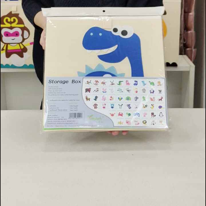 Factory Direct Sale Cartoon Storage Boxes Bins Kid Toy Organizer