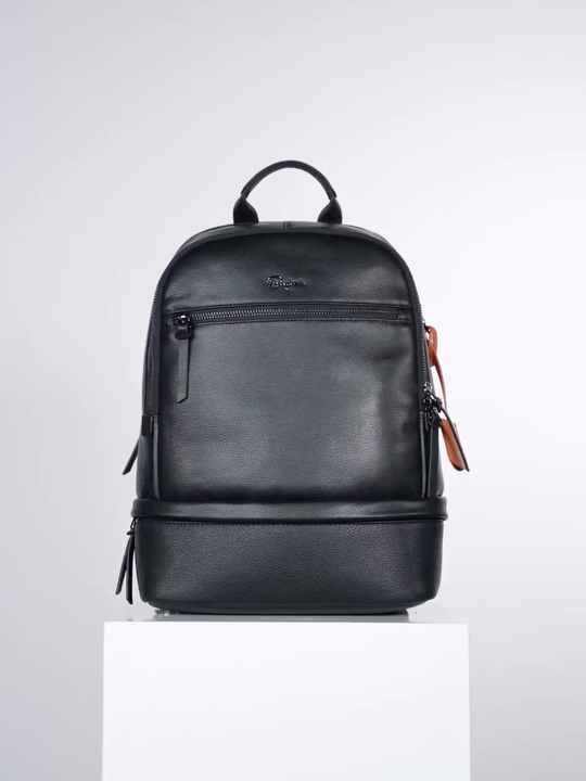 BOPAI Genuine Leather Backpack for Men Multi-Function Expand Backpack 15.6 inch Business Laptop Backpack Travel Smart with USB Chargin BOPAI Lightweight Fashion Luxury Ladies Custom logo Office Cowhide Premium  Casual 13 Inch Laptop Women Genuine Leather Backpack