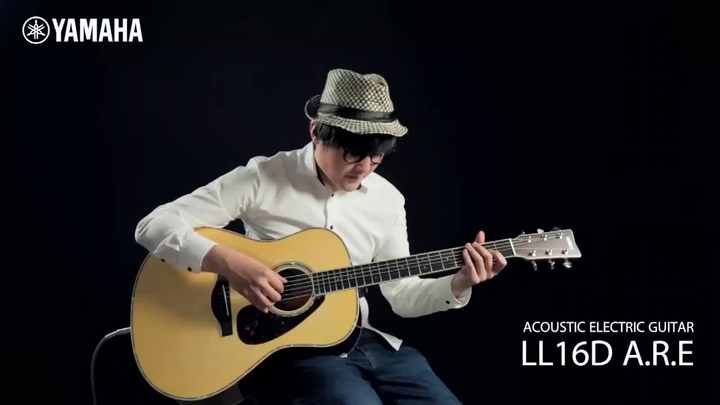 Yamahas LS16 Guitar - Veneer Colombian Spruce ARE Technology