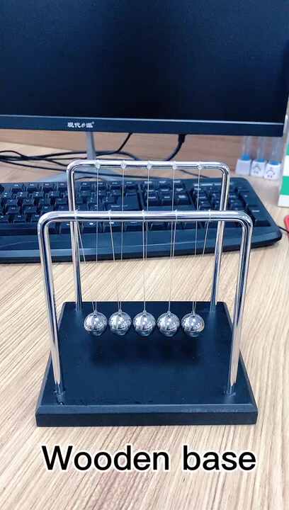 Newton's Cradle Balance Balls Natuurkunde Wetenschap Educatief Roestvrij Leergadget