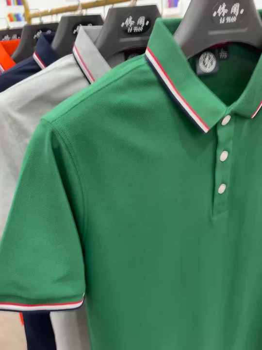 Best Quality Pure Cotton Polo Shirts Anti-Shrink Casual