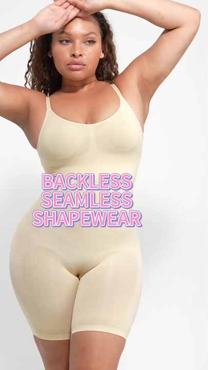 HOT SALE Wholesale Custom Service Seamless Slimming Body Shaper One Piece  Low Back Women Plus Size Shapwear for Women