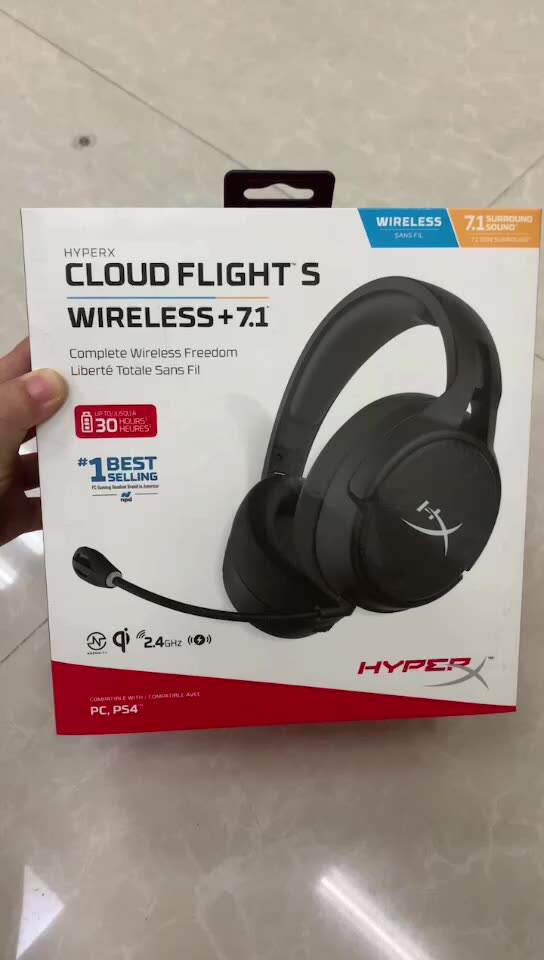 Flight S Wireless Gaming Headset Hyperx Cloud For Pc HyperX CloudX