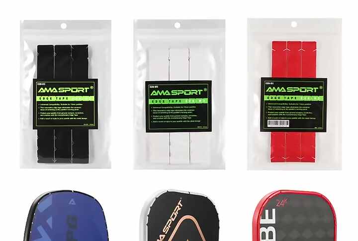 KKPLZZ 3PCS Padel Racket Protector, 15,7 Pouces PU Frame