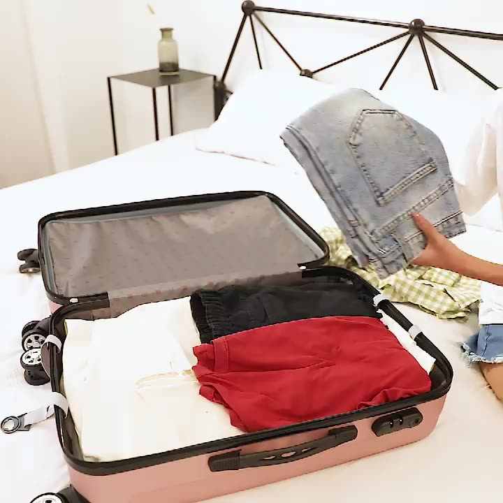 24 Inch ABS Hard Case Trolley Suitcase with Lock Wheels