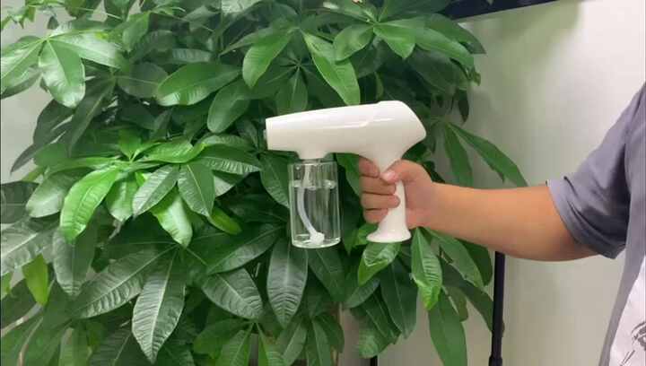 Barbiere Nano Spruzzatore a luce blu Pistola per disinfezione a spruzzo a vapore postraspatore elettrico USB wireless per strumenti atomizzatore da giardino  15