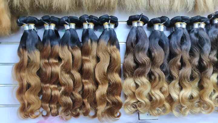 Letsfly Wholesale Ombre Hair Extensions Brazilian Virgin Hair Body
