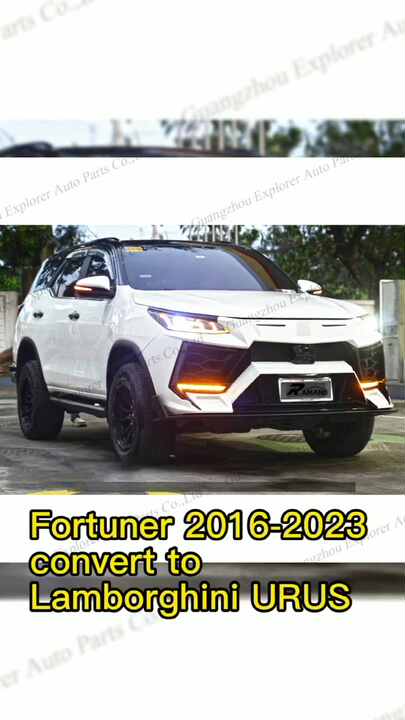 Fortuner Bodykit: Convert Toyota Fortuner 2016-2021 to Lamborghini