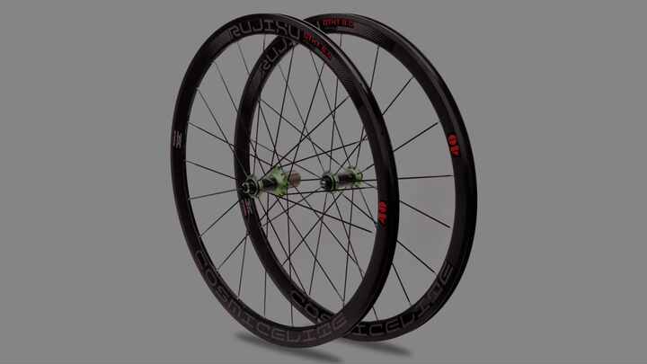 RUJIXU 700C Carbon Fiber Tube Road Bicycle Wheelset