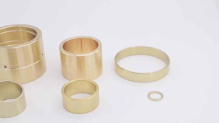 Boccola In Bronzo Oilite Flangiata – 5/8 X 3/4 X 1 Pollice – ISO, Autolubrificante, 2 Pezzi, USA