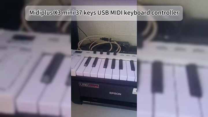 Midiplus X3 Mini 37鍵盤楽器ピアノ、スタジオ用USB MIDI